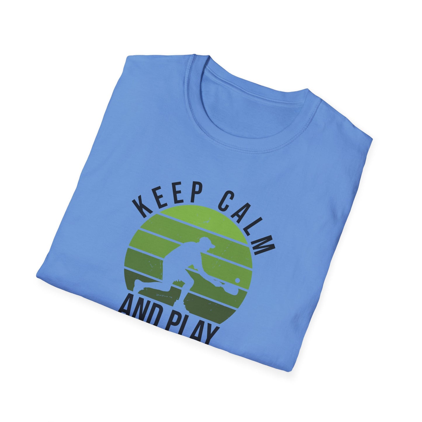 Men's Stylish Pickleball T-shirt - Keep Calm and Play