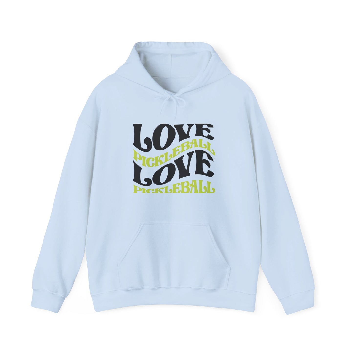 Women's Soft Pickleball Hoodie - Love Pickleball Blue