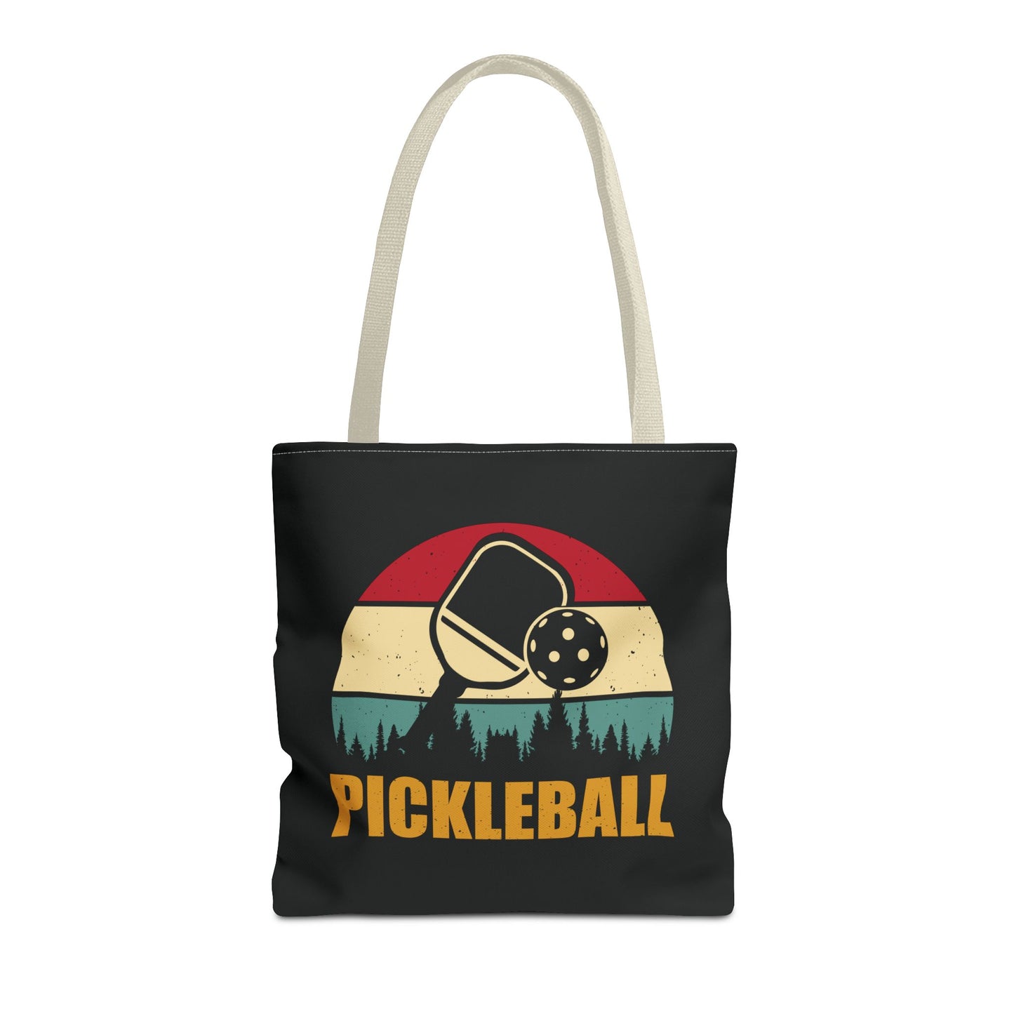 Pickleball Cool Tote Bag - Pickleball Retro Beige