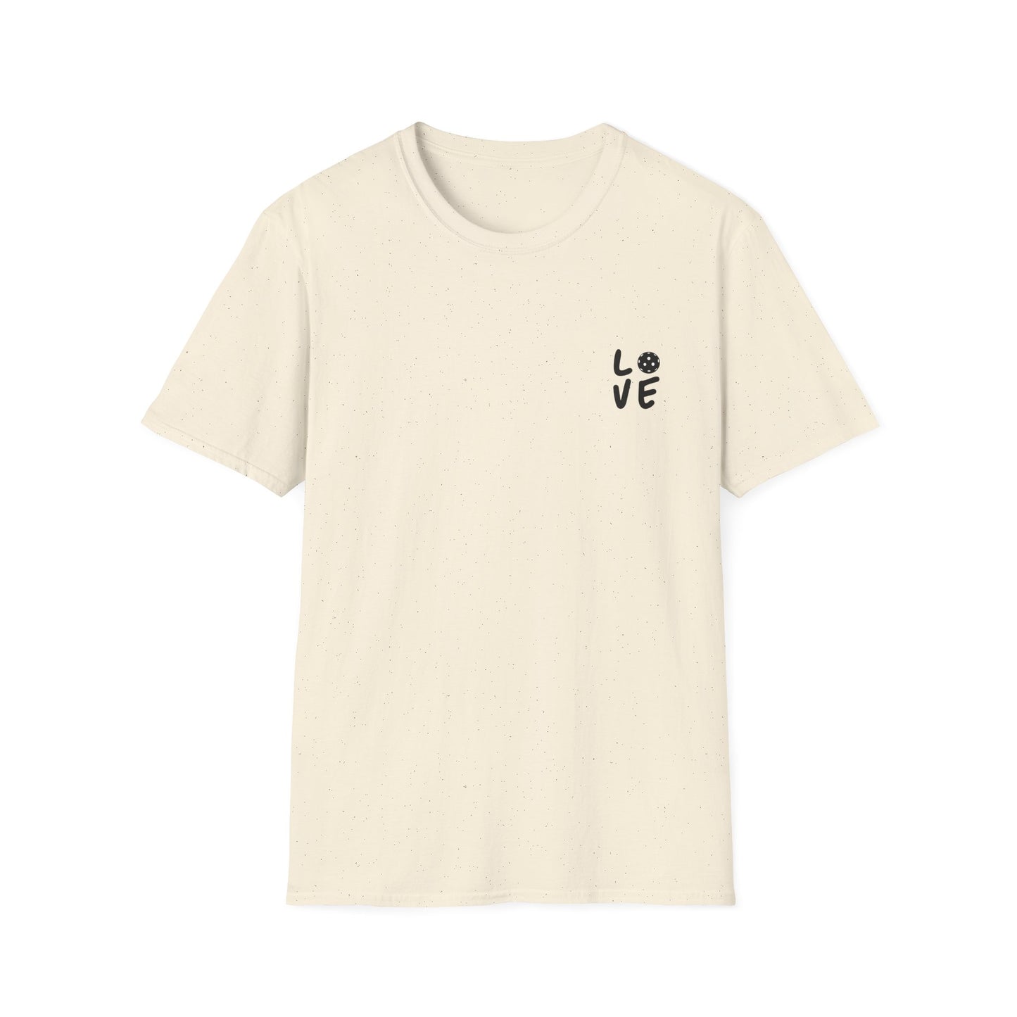 Women's Soft Pickleball T-shirt - Just a Girl Who Loves Pickleball Beige