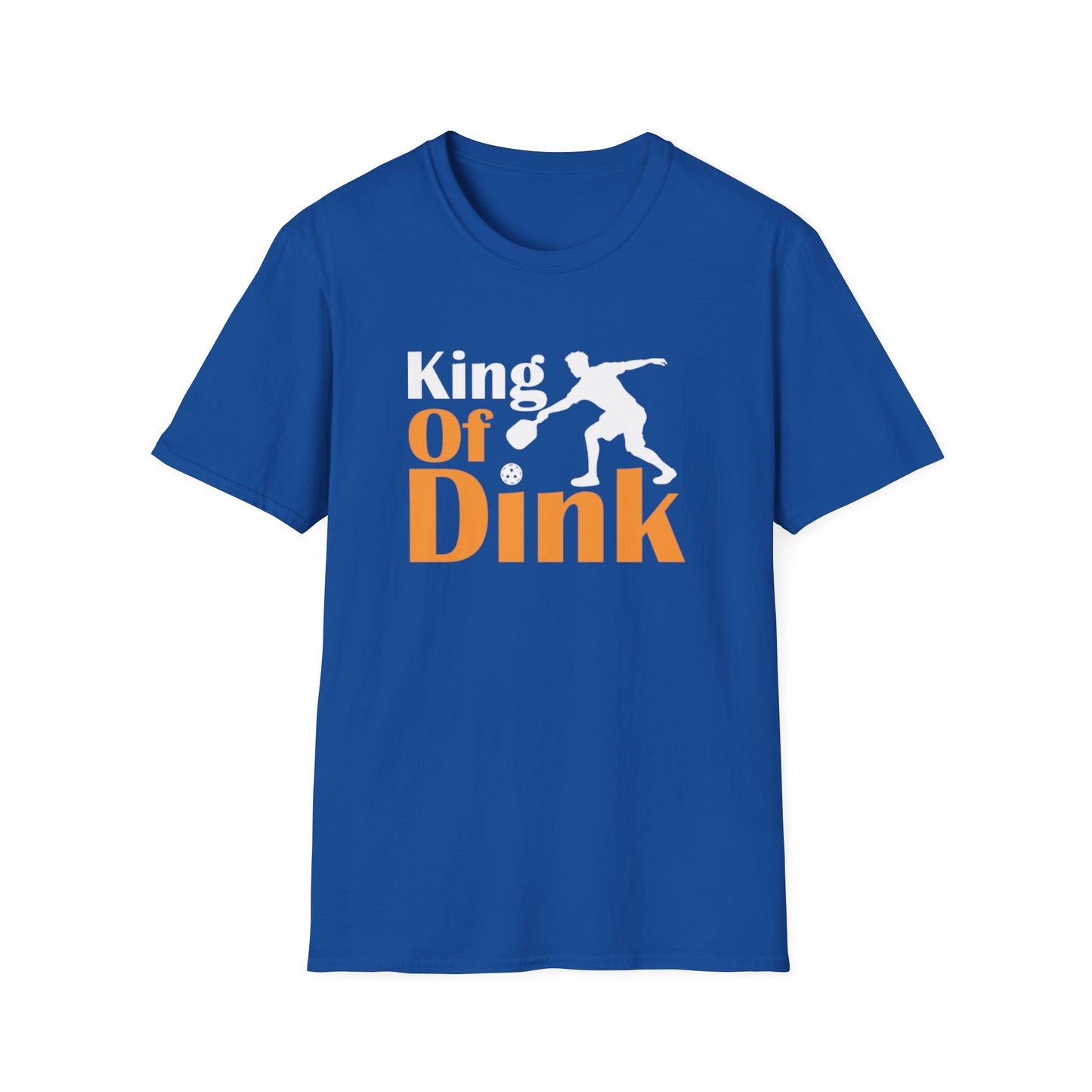 Men's Soft Pickleball T-shirt - King of Dink Royal