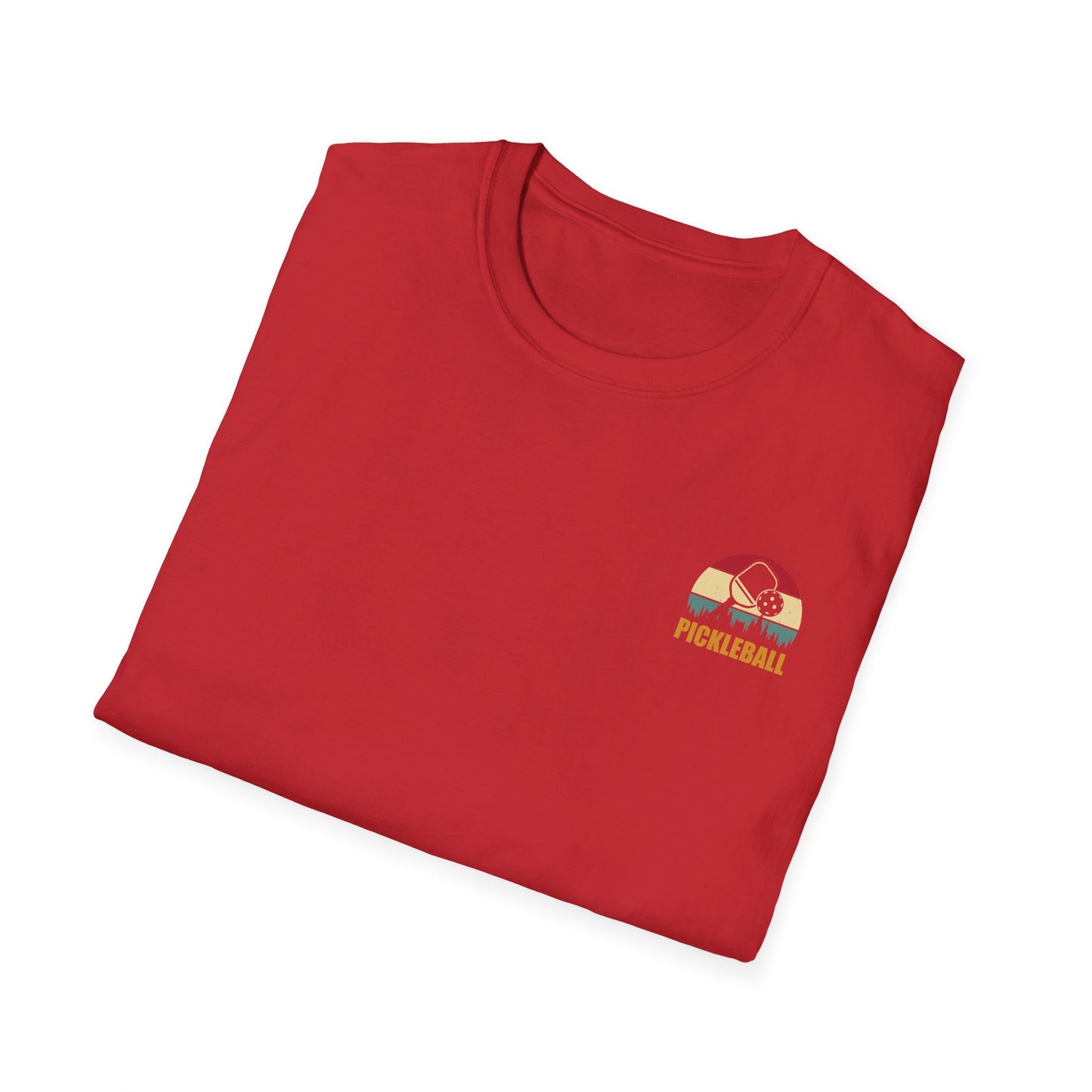 Men's Durable Pickleball T-shirt - Pickleball Is My Retirement Plan