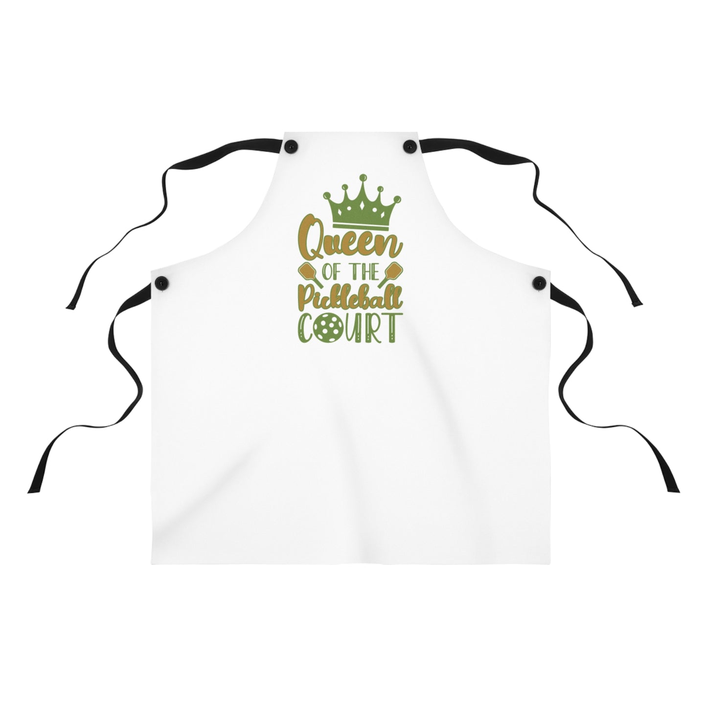 Funny Pickleball Apron - Queen of the Pickleball Court One Size