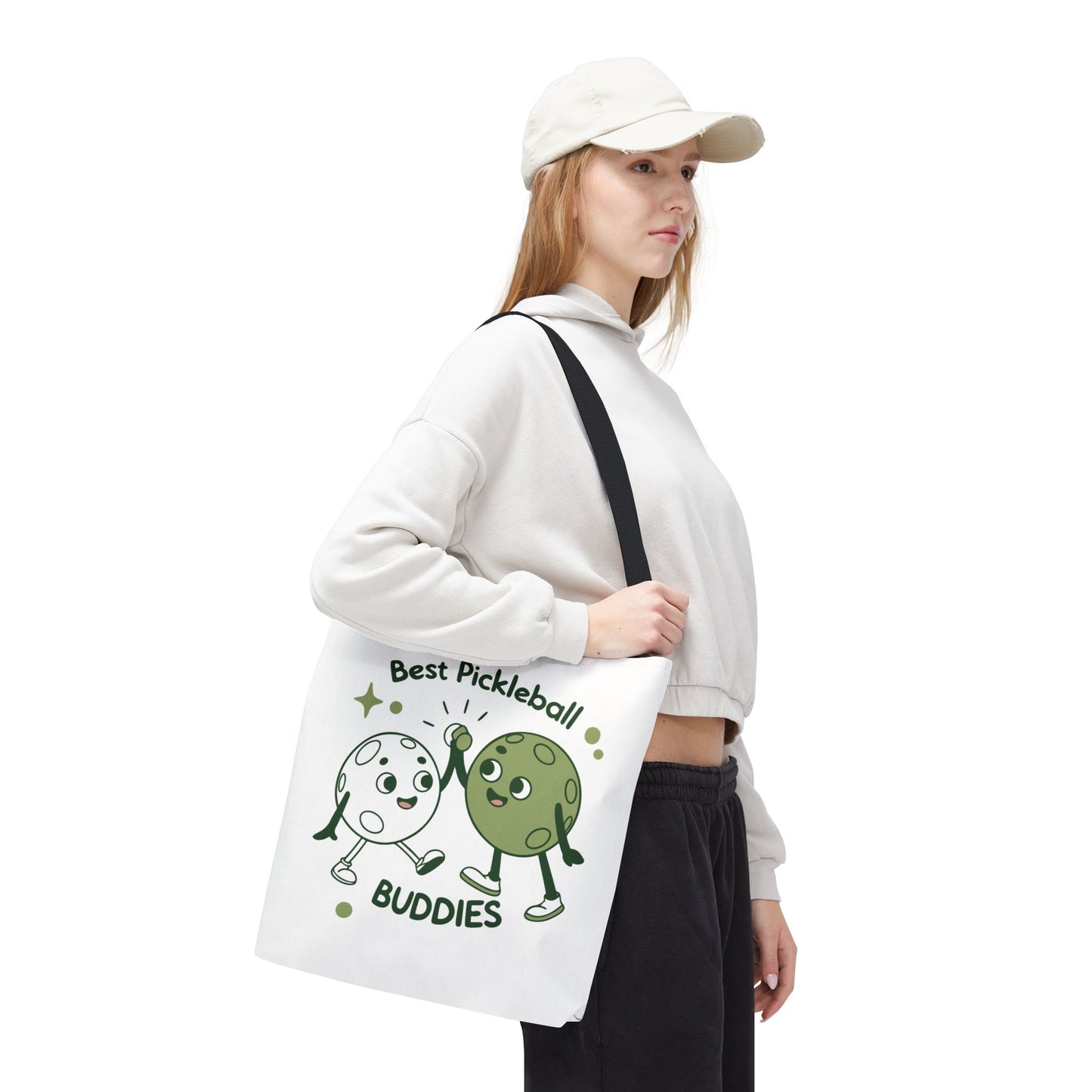 Pickleball Cute Tote Bag - Best Pickleball Buddies