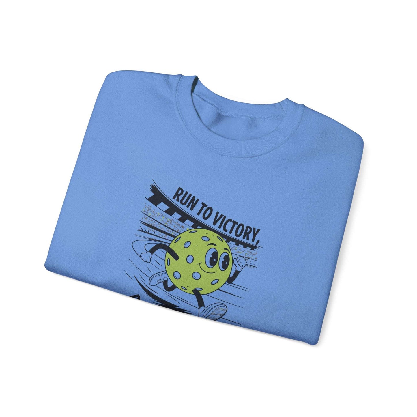 Men's Soft Pickleball Sweatshirt - Run to Victory Pickleball Style