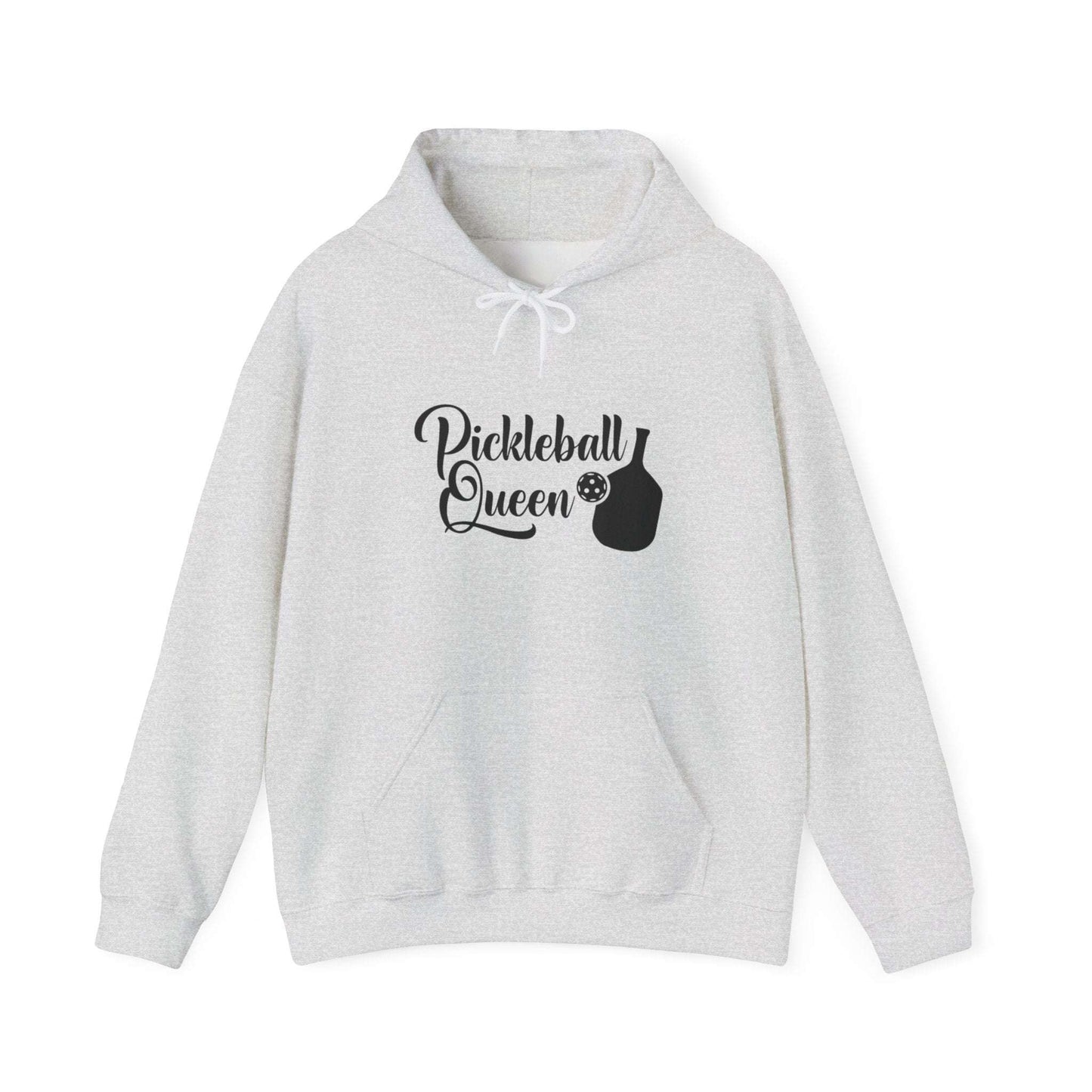 Women's Comfy Pickleball Hoodie - Pickleball Queen Gray