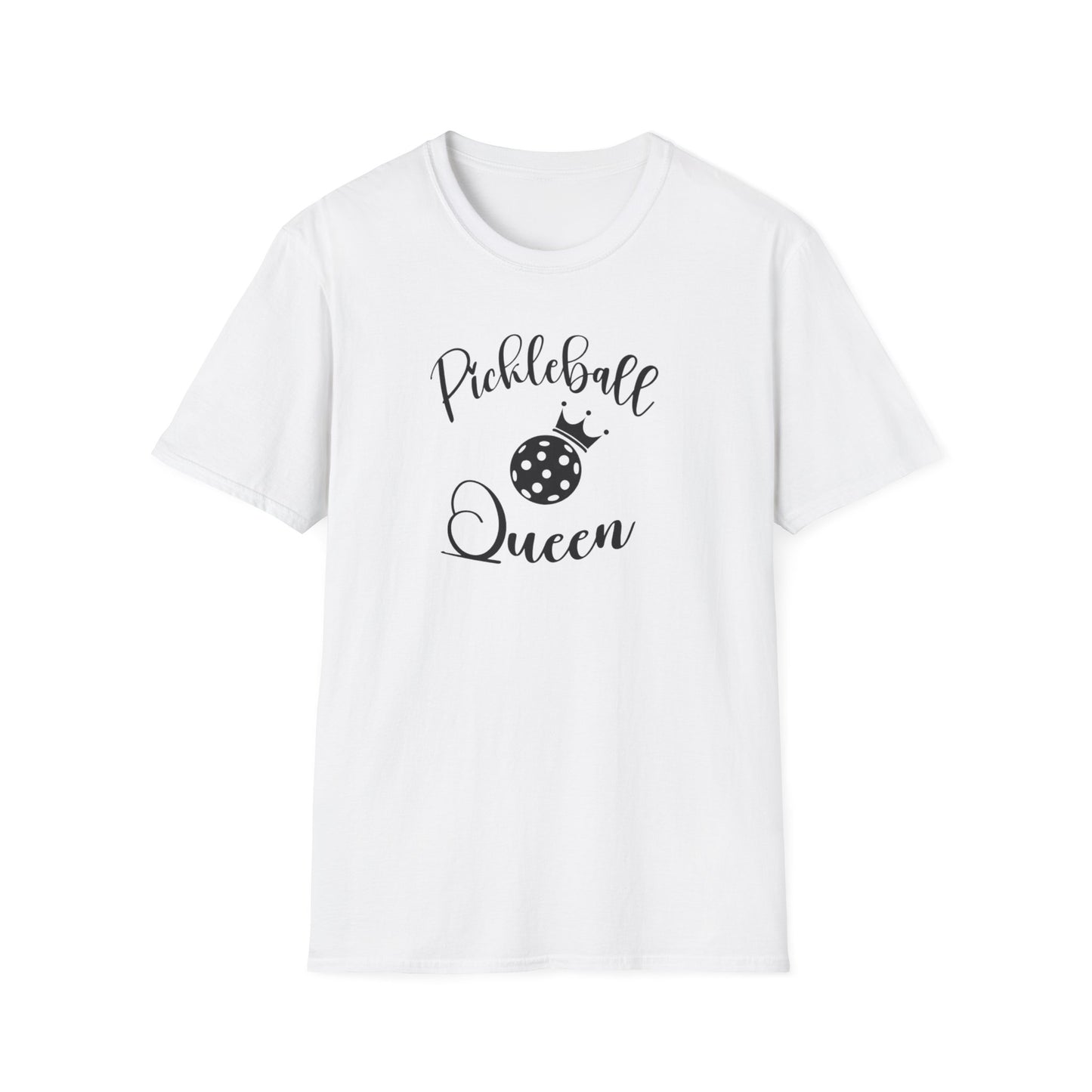 Women's Trendy Pickleball T-shirt - Pickleball Queen White