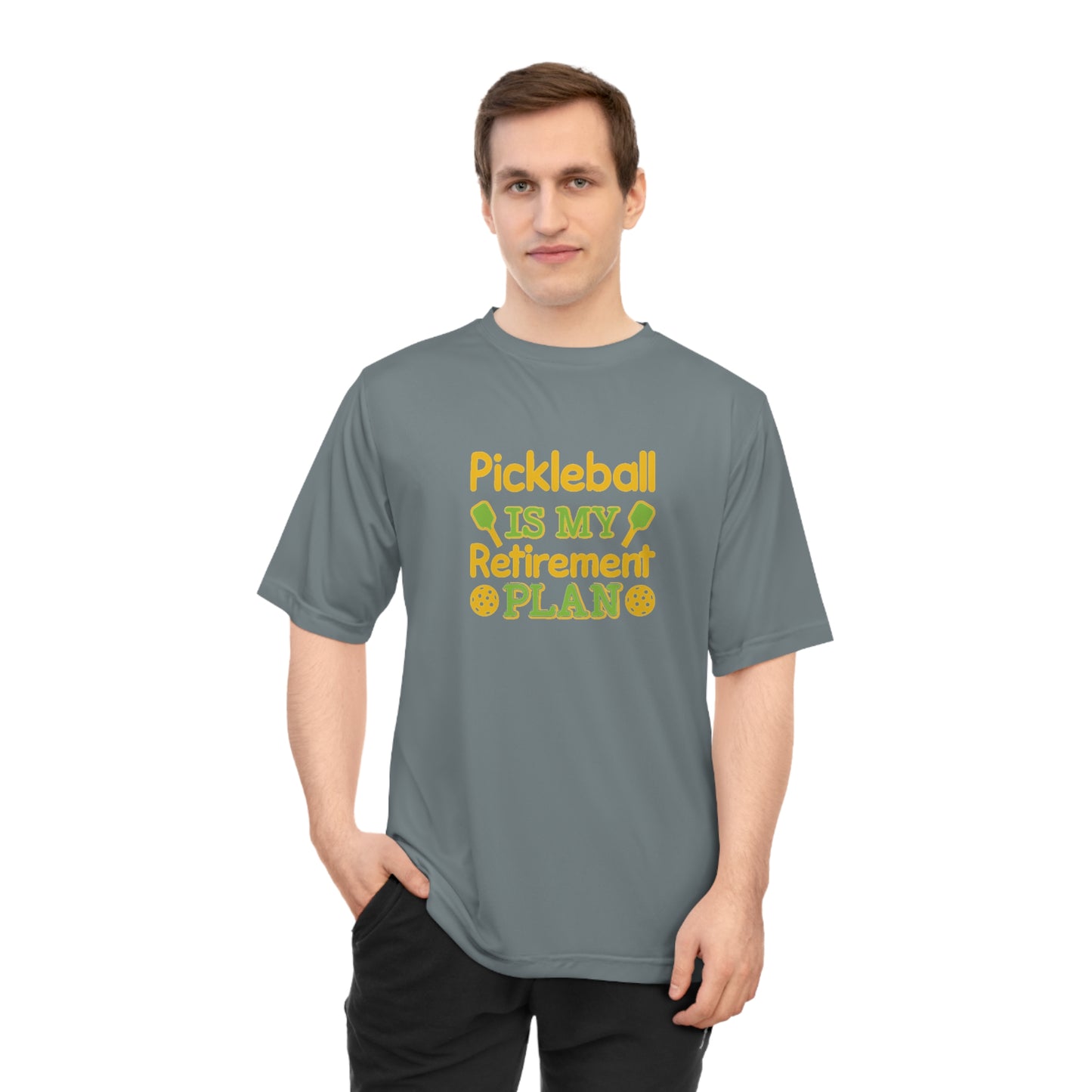 Men's Funny Pickleball T-shirt - Pickleball Is My Retirement Plan