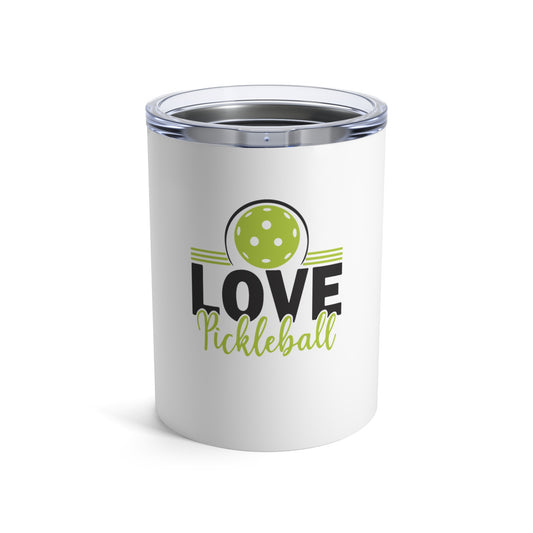 Pickleball Durable Tumbler - Love Pickleball White