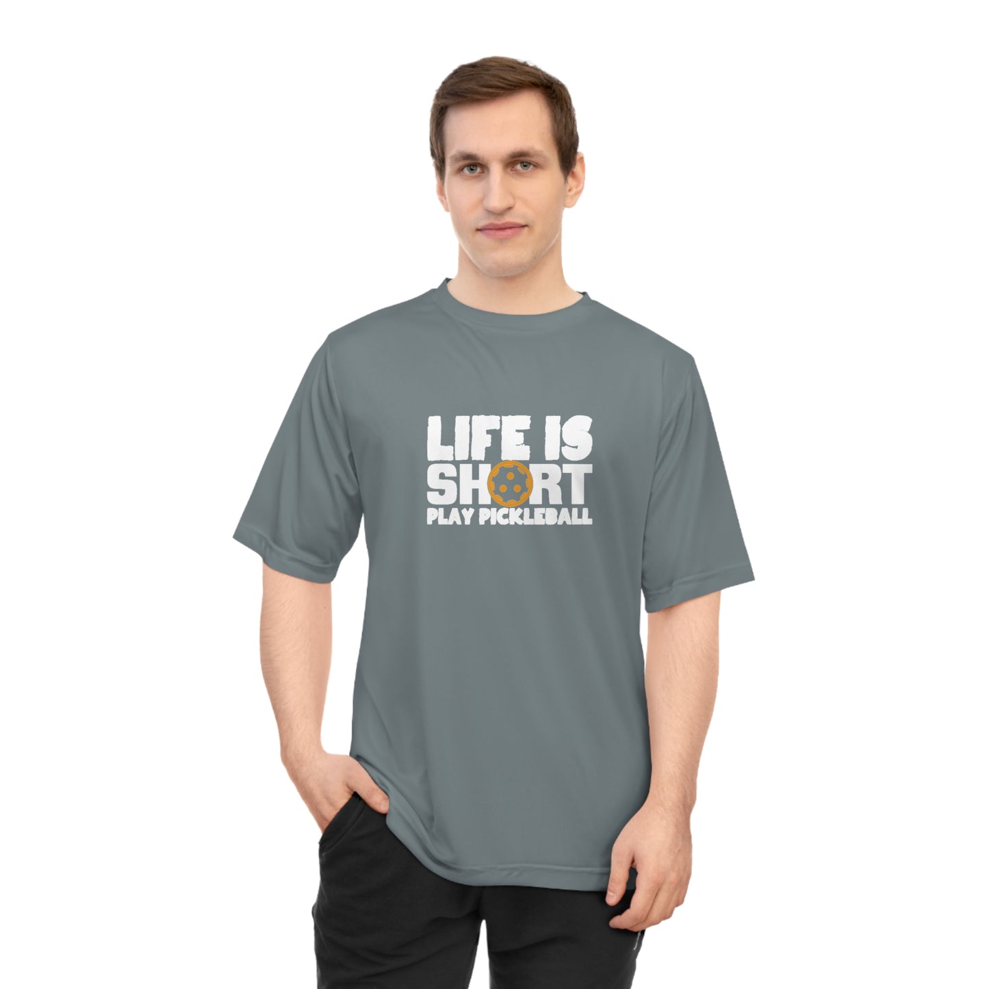 Men's Funny Pickleball T-shirt - Life Is Short Play Pickleball