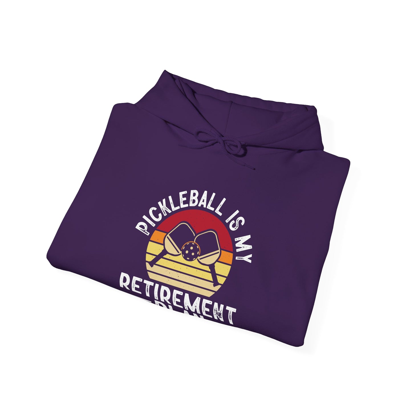 Women's Durable Pickleball Hoodie - Pickleball Is My Retirement Plan