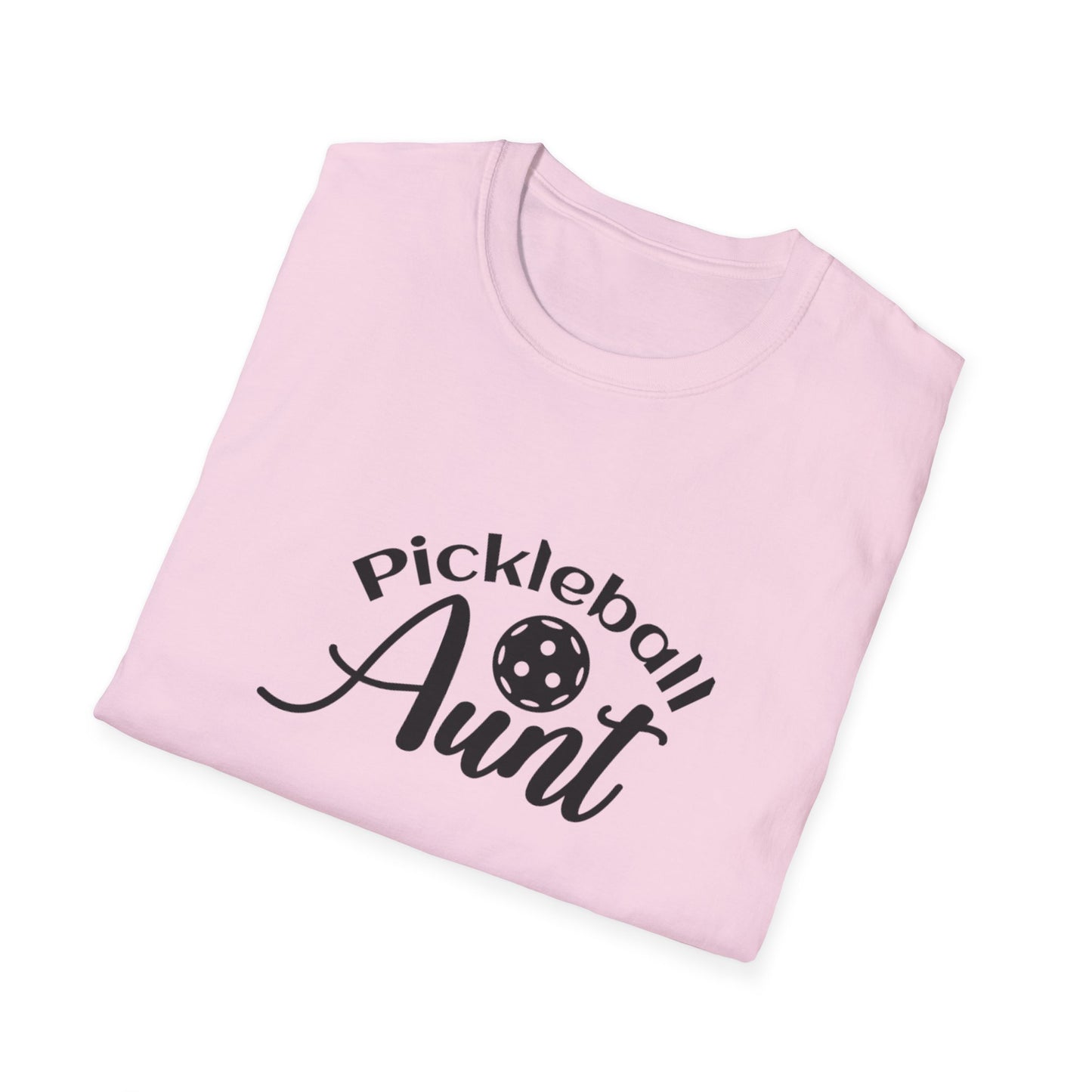 Women's Comfy Pickleball T-shirt - Pickleball Aunt