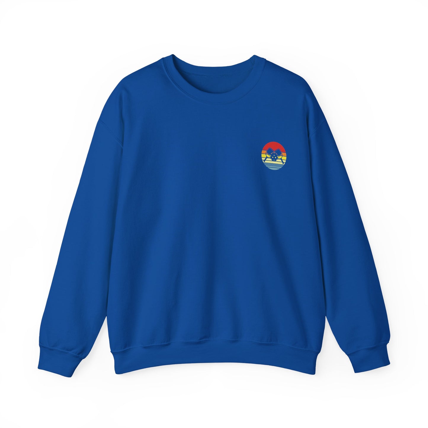 Men's Cool Pickleball Sweatshirt - Just a Guy Who Loves Pickleball Royal