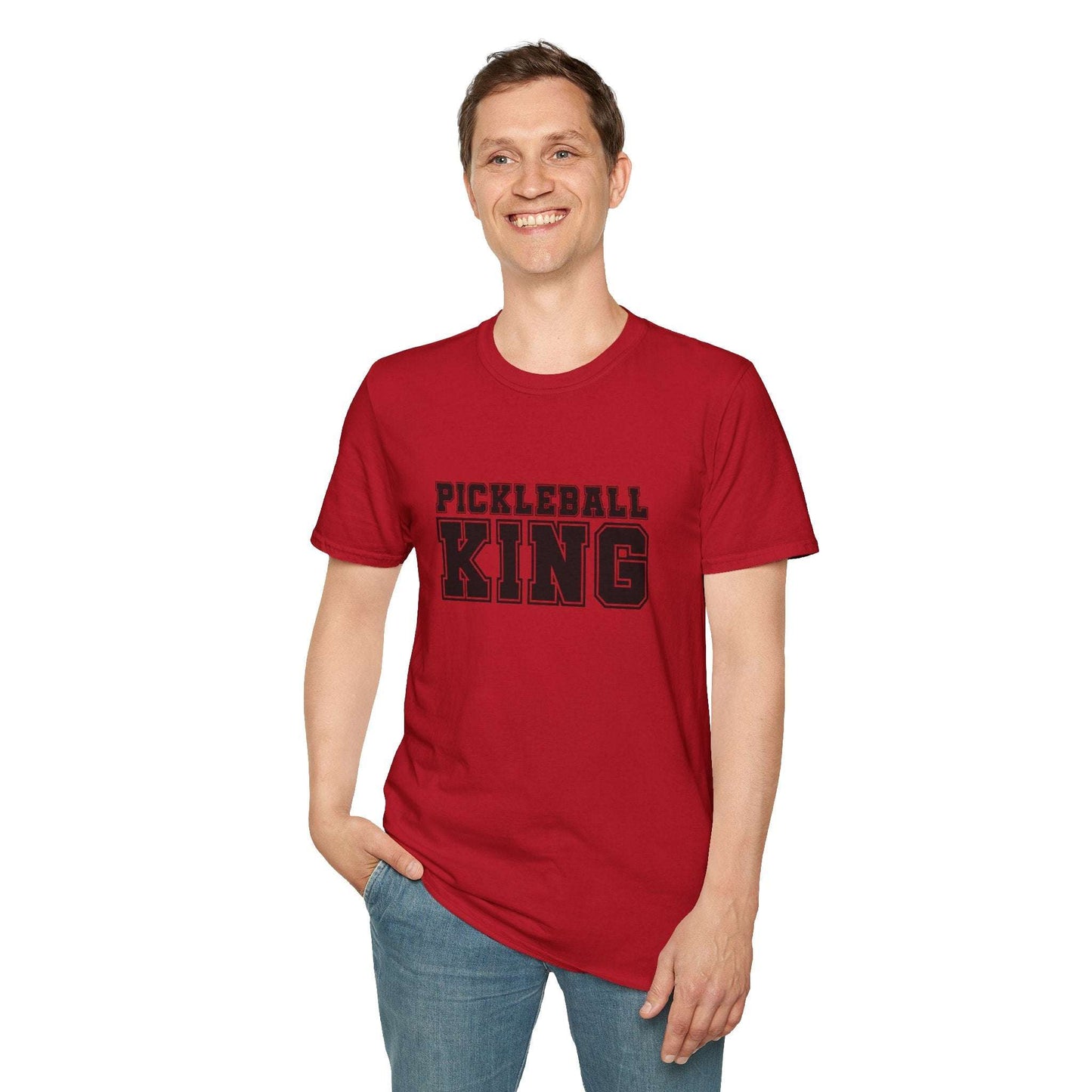 Men's Eye-Catching Pickleball T-shirt - Pickleball King