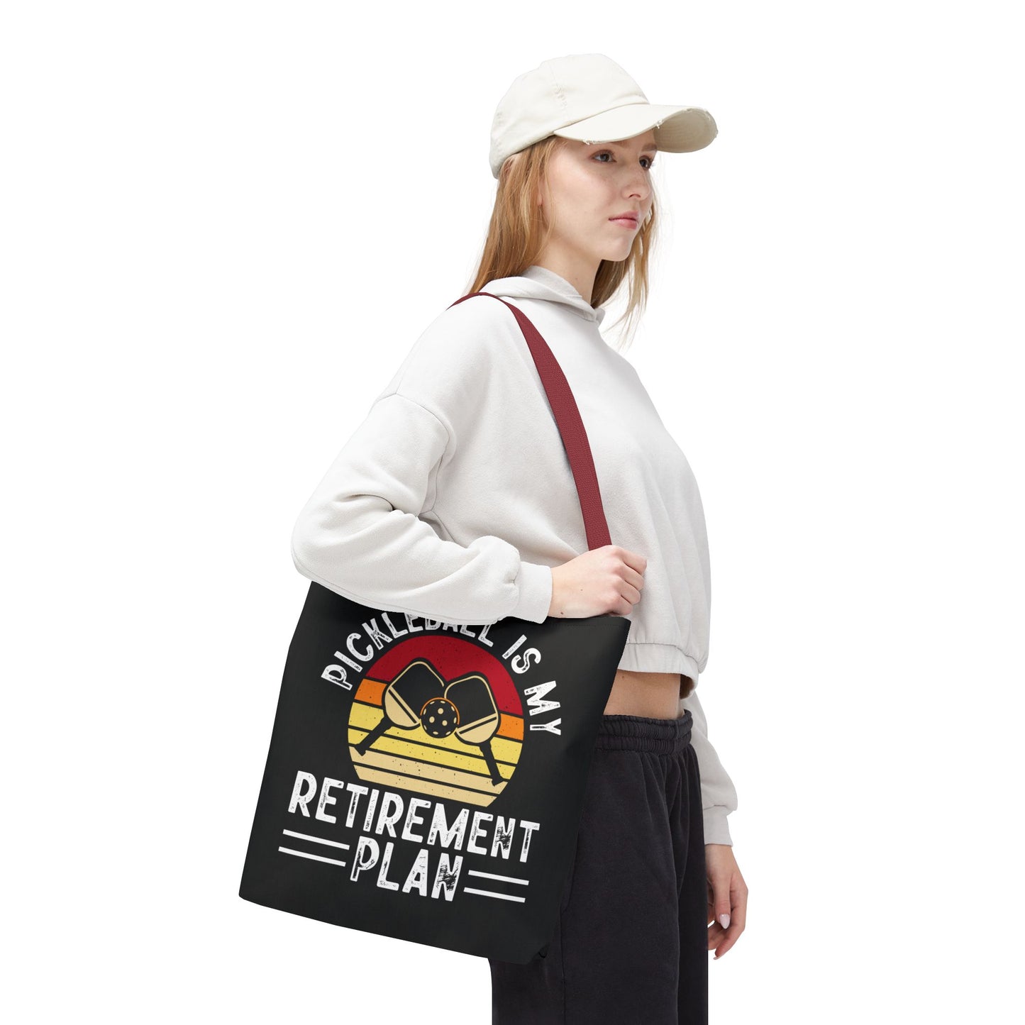 Pickleball Cool Tote Bag - Pickleball Is My Retirement Plan