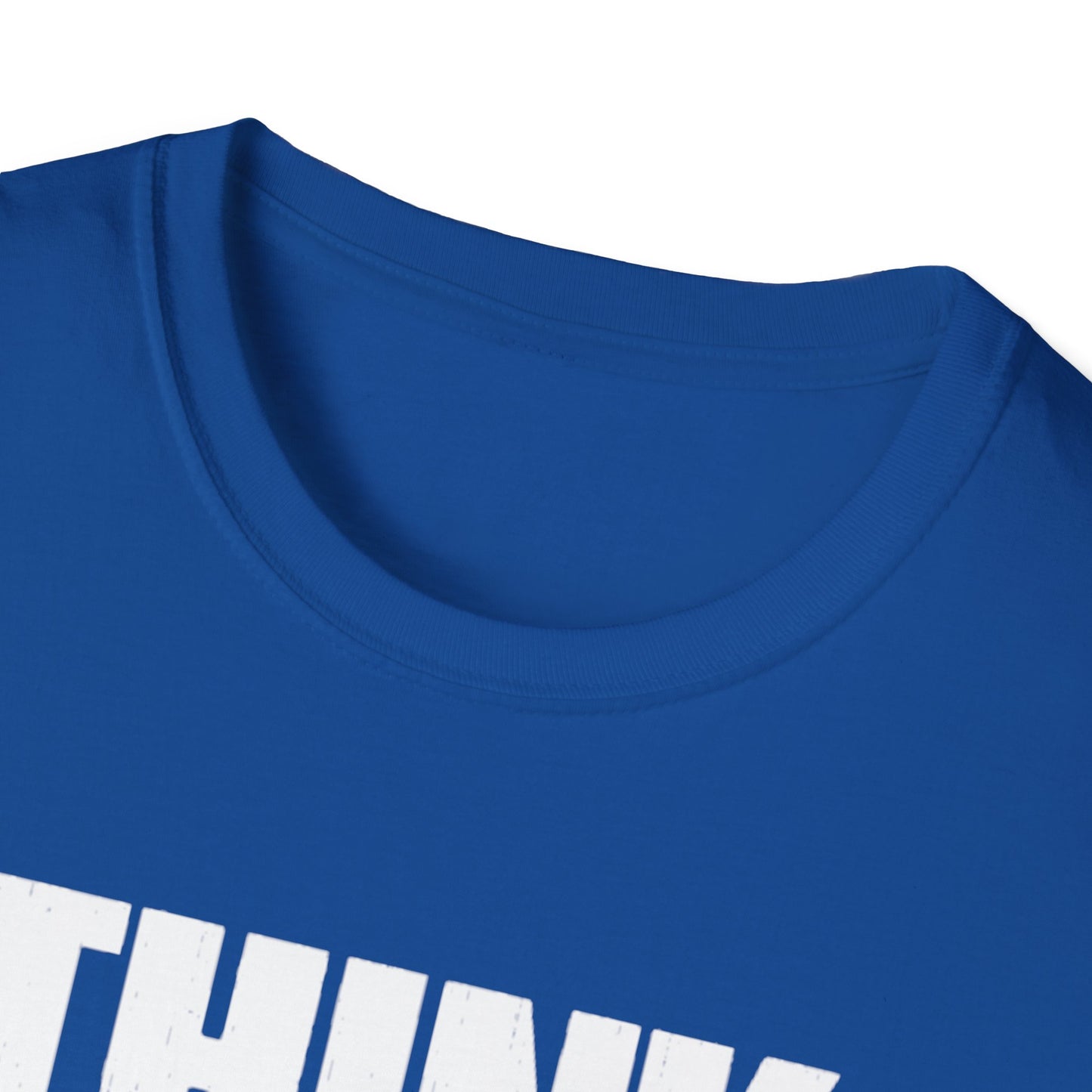 Men's Soft Pickleball T-shirt - Think Before You Dink