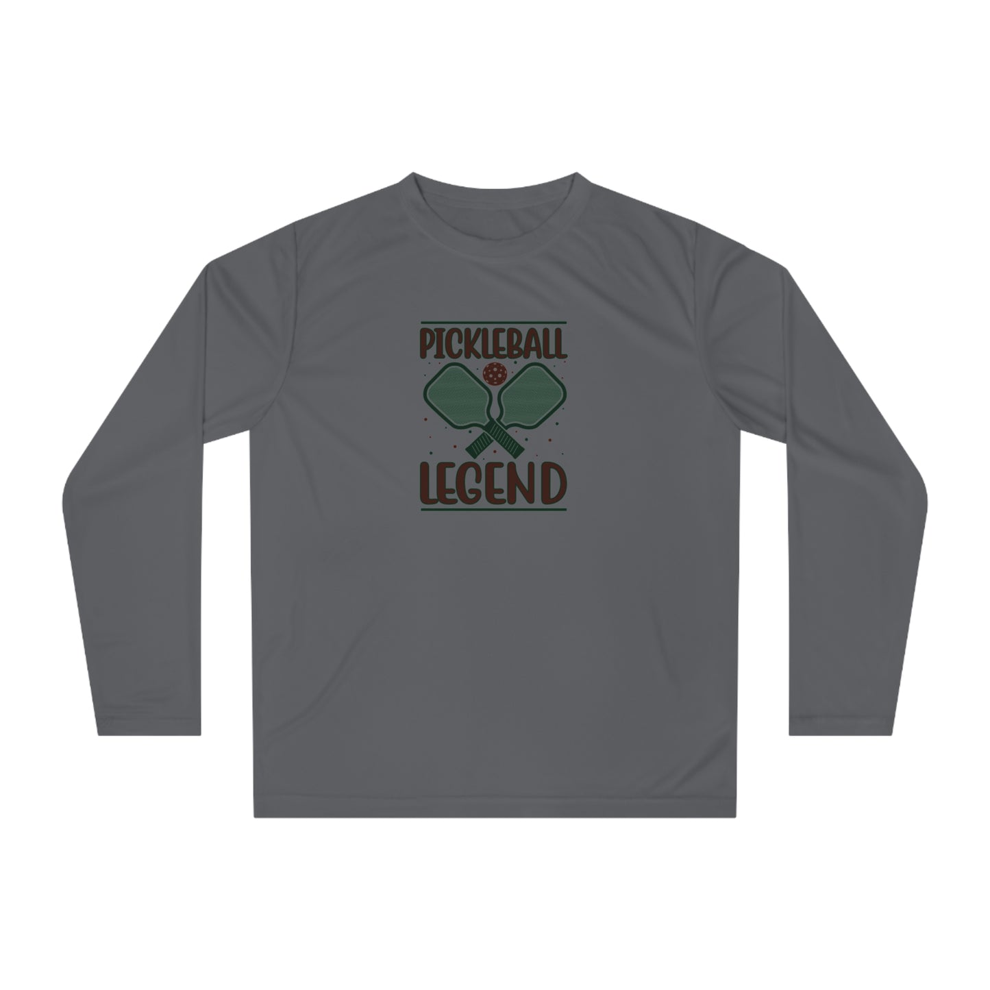 Men's Durable Pickleball Long Sleeves top - Pickleball Legend Gray