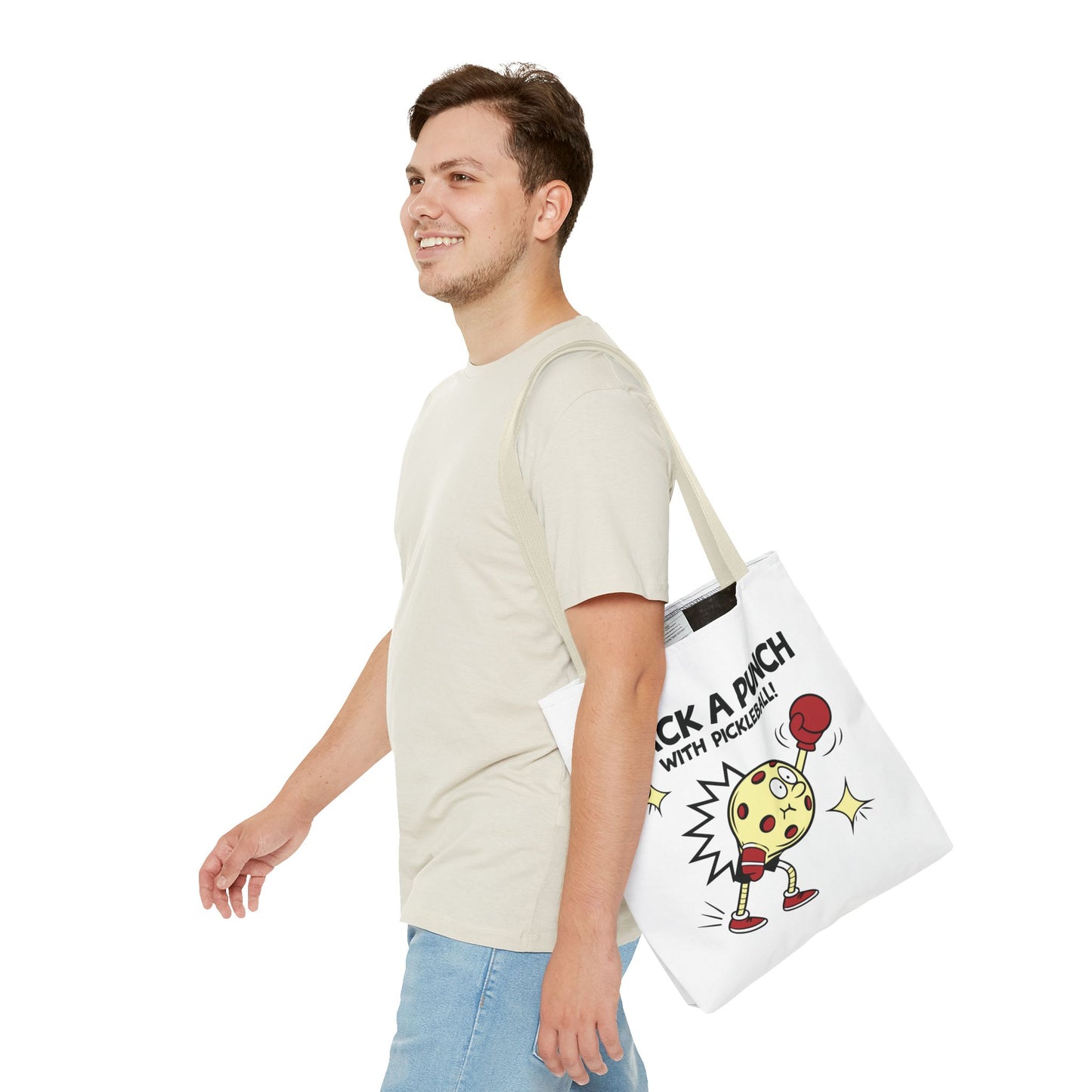 Pickleball Stylish Tote Bag - Pack a Punch with Pickleball