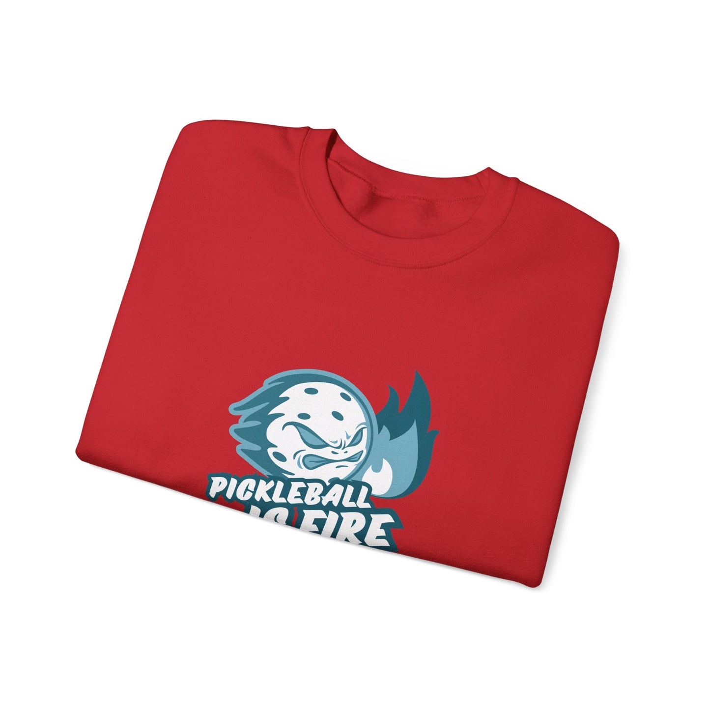 Men's Funny Pickleball Sweatshirt - Pickleball Is Fire