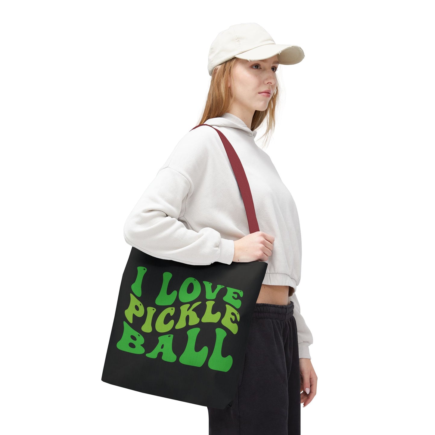 Pickleball Cute Tote Bag - I Love Pickleball