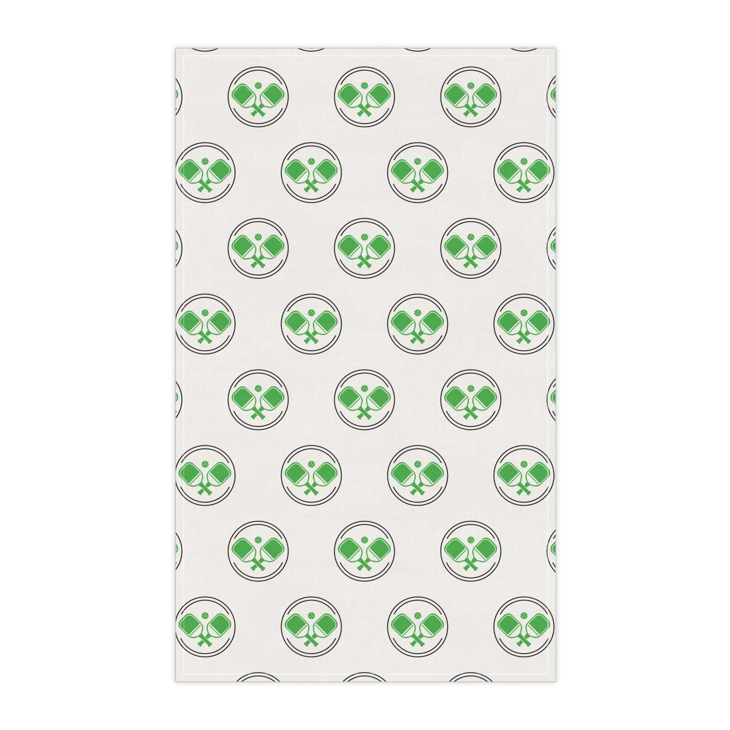 Pickleball Soft Tea Towel - Double Paddle Logo