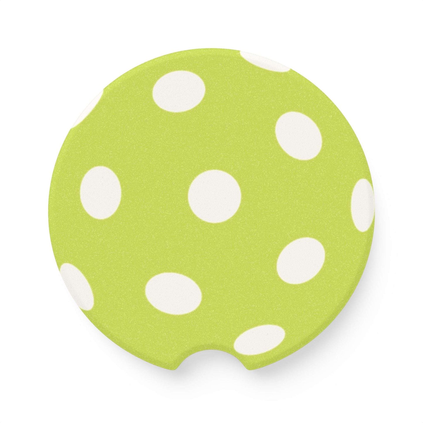 Pickleball Fun Car Coaster - Pickleball Ball 2.6'' × 2.6"