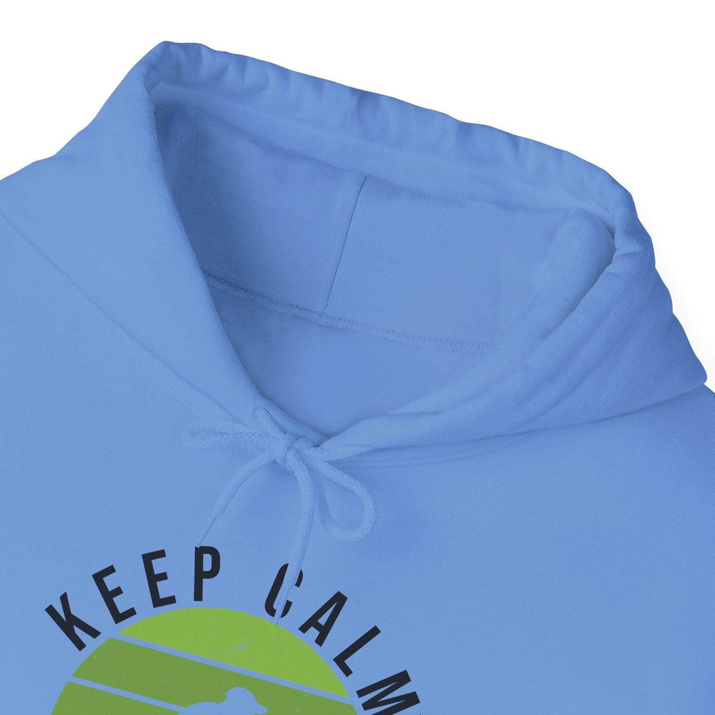 Men's Comfy Pickleball Hoodie - Keep Calm and Play