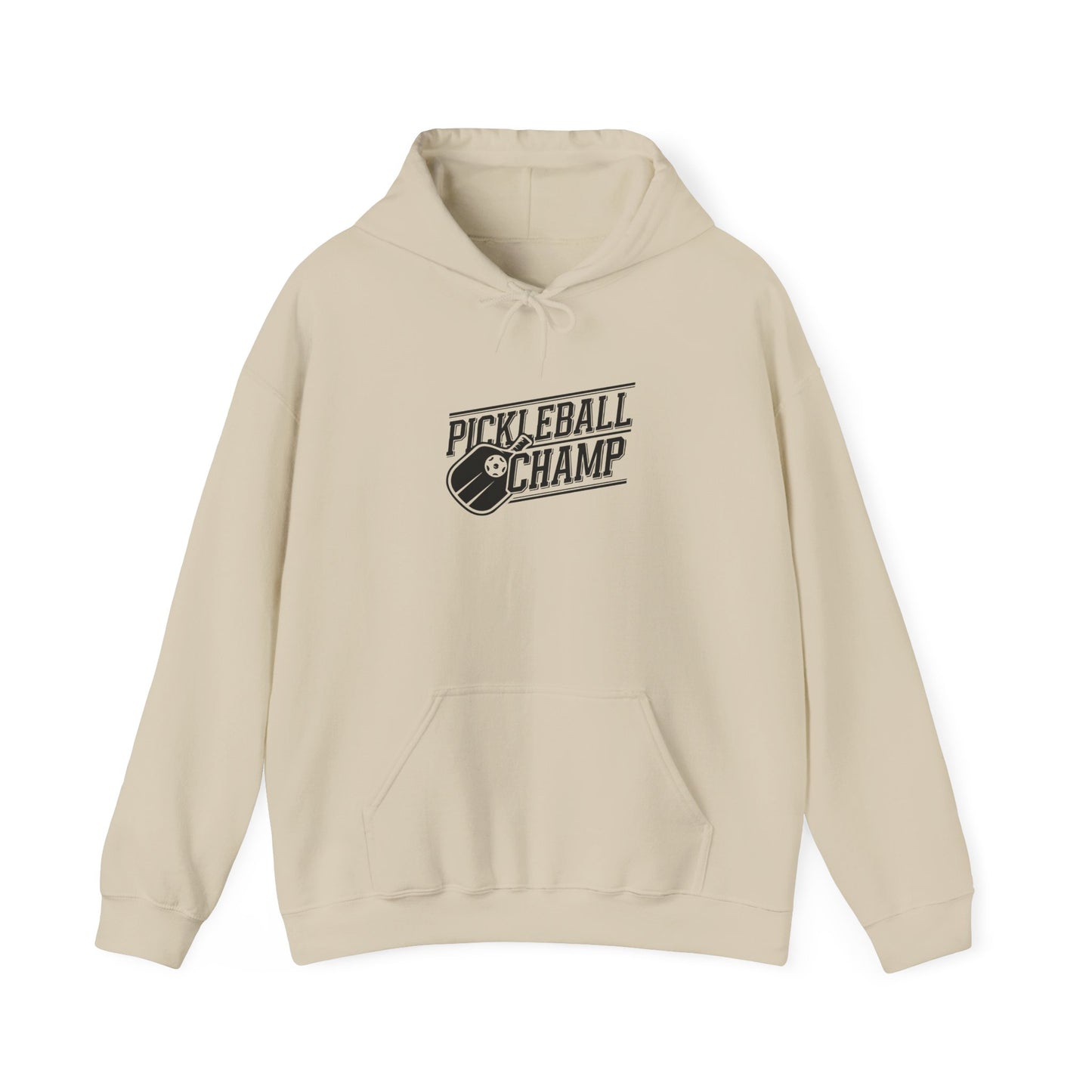 Men's Stylish Pickleball Hoodie - Pickleball Champ Beige