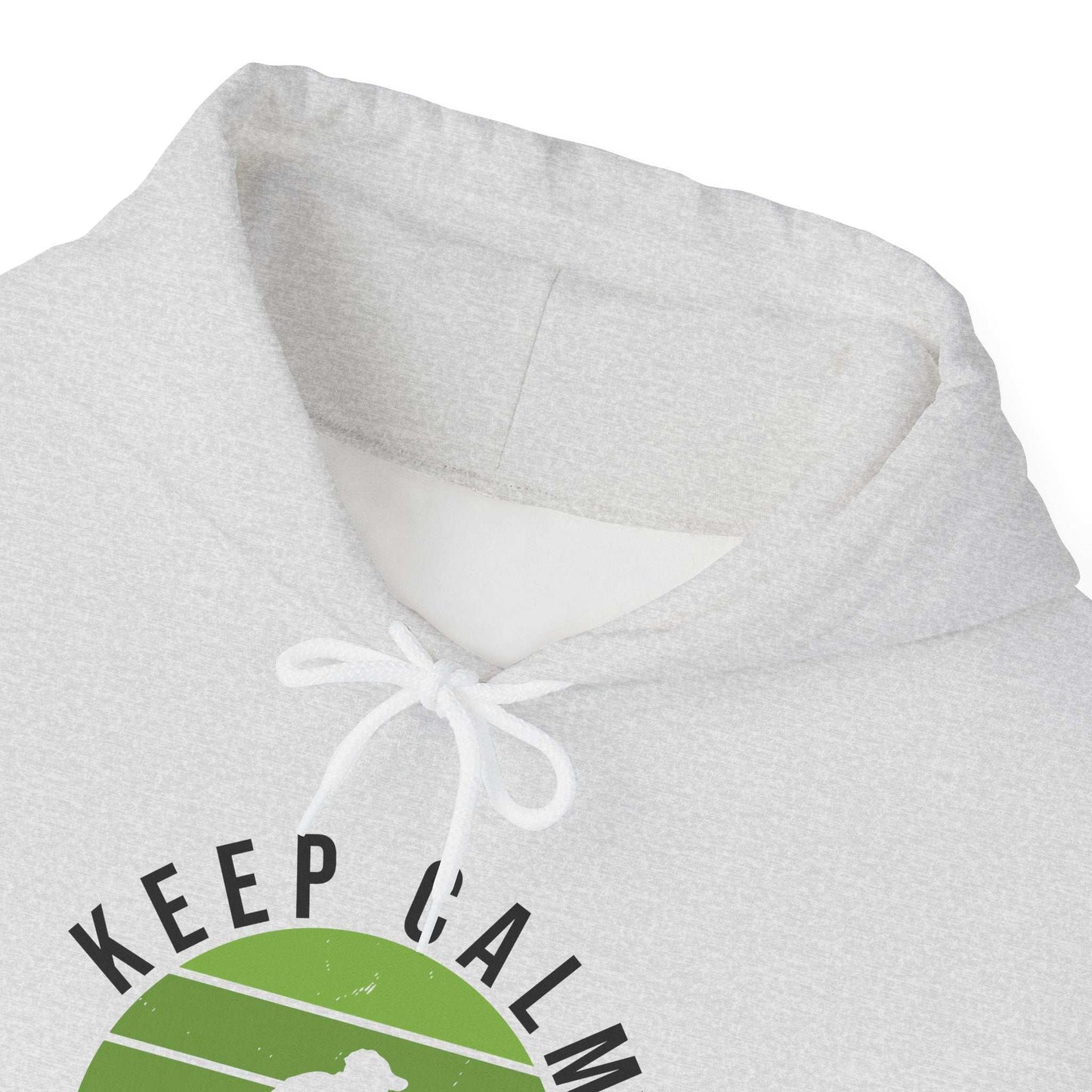 Men's Comfy Pickleball Hoodie - Keep Calm and Play