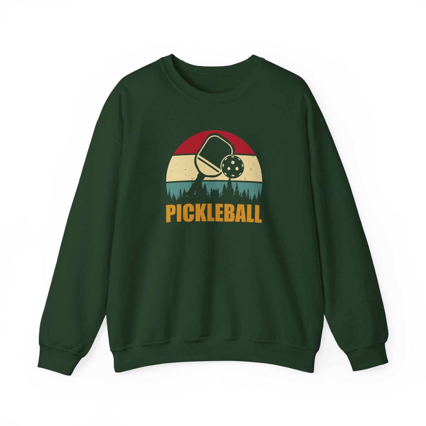 Men's Comfy Pickleball Sweatshirt - Pickleball Retro