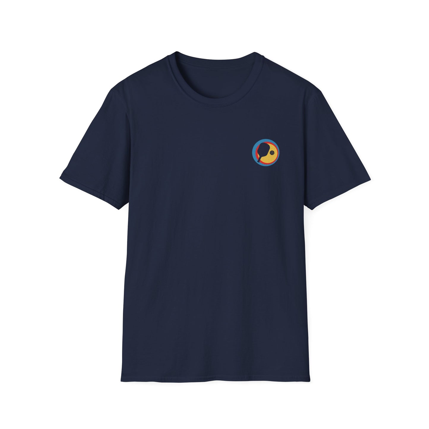 Men's Funny Pickleball T-shirt - Never Underestimate an Old Man Navy