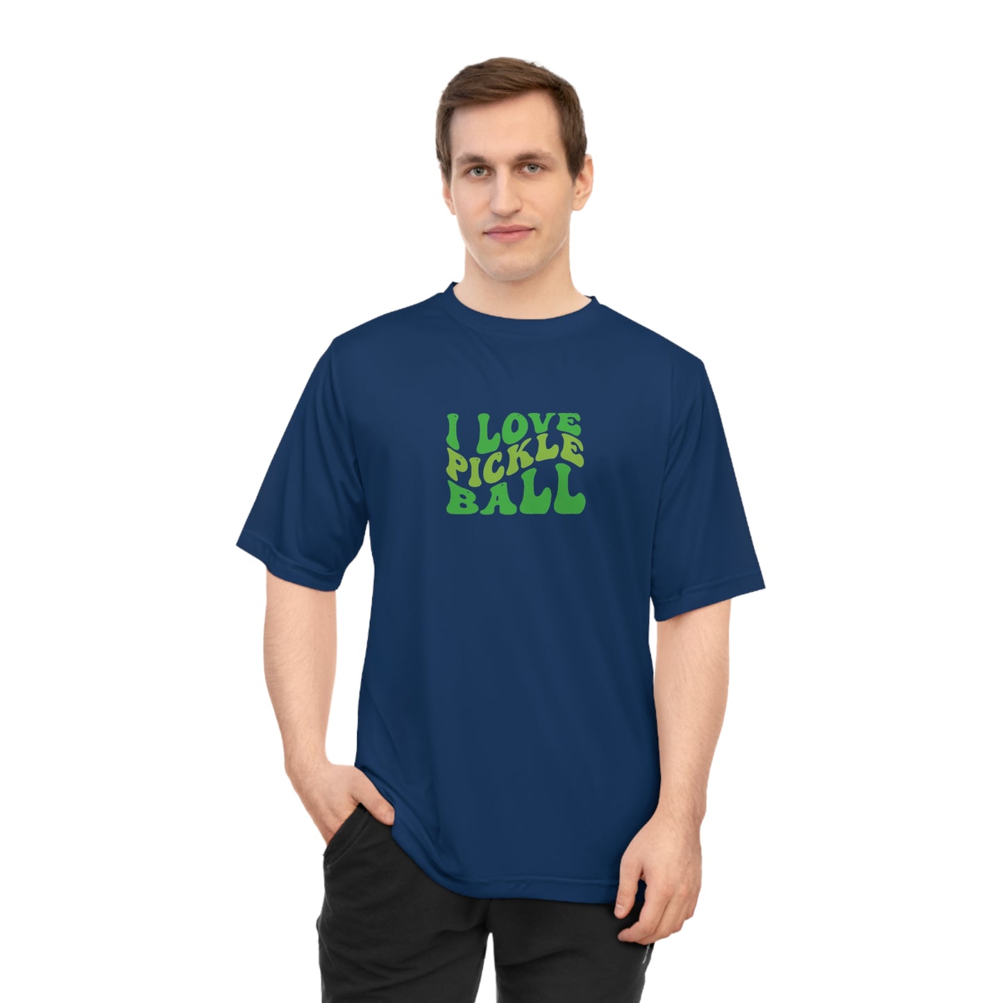 Men's Lightweight Pickleball T-shirt - I Love Pickleball