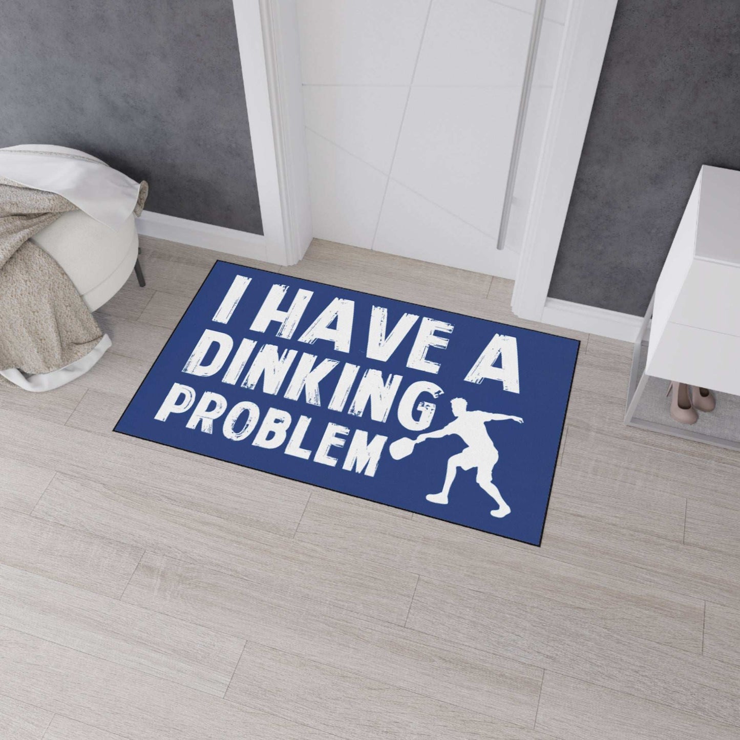 Pickleball Playful Heavy-duty Floor Mat - I Have a Dinking Problem