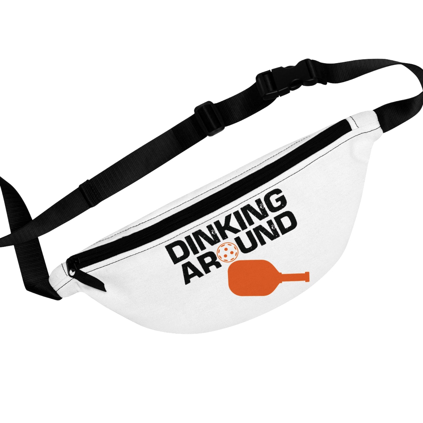 Pickleball Cheerful Fanny Pack - Dinking Around White