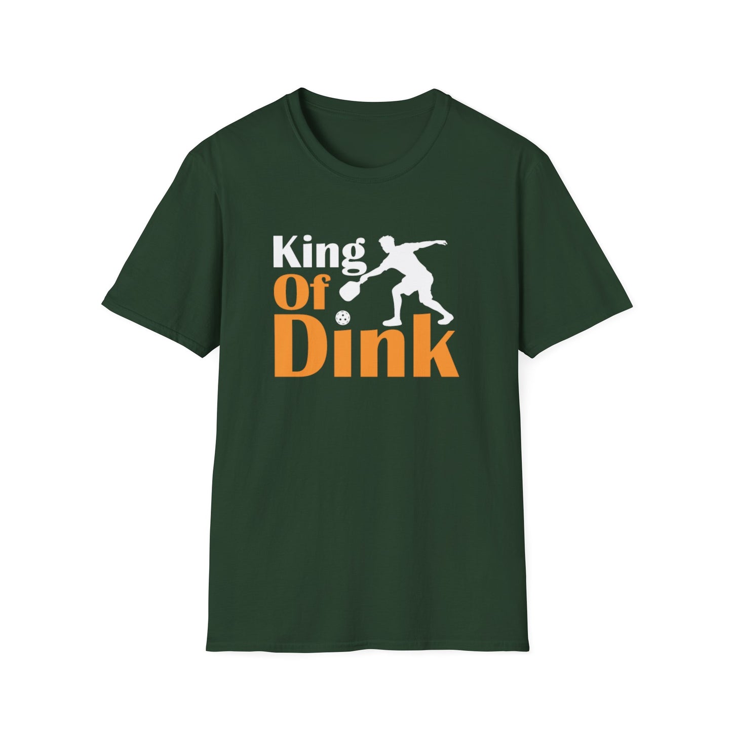 Men's Soft Pickleball T-shirt - King of Dink Green