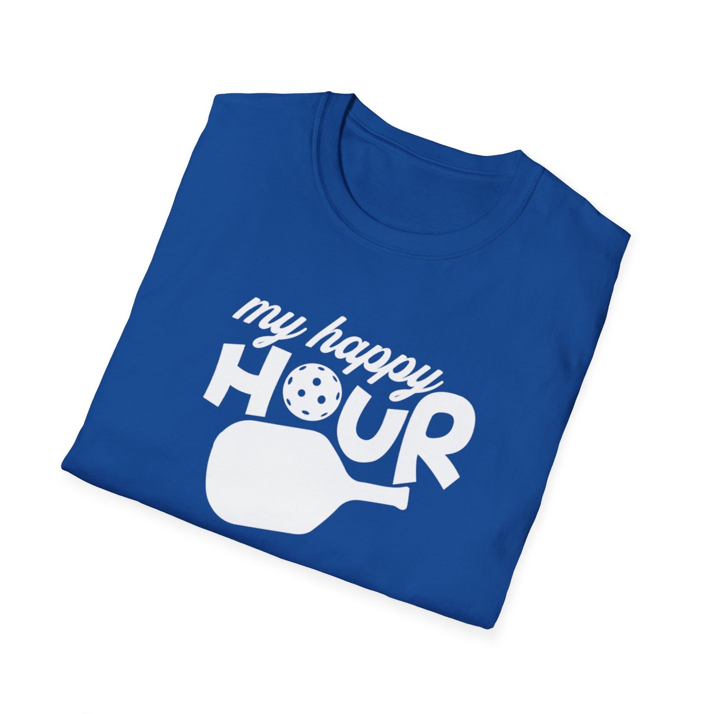 Men's Soft Pickleball T-shirt - My Happy Hour