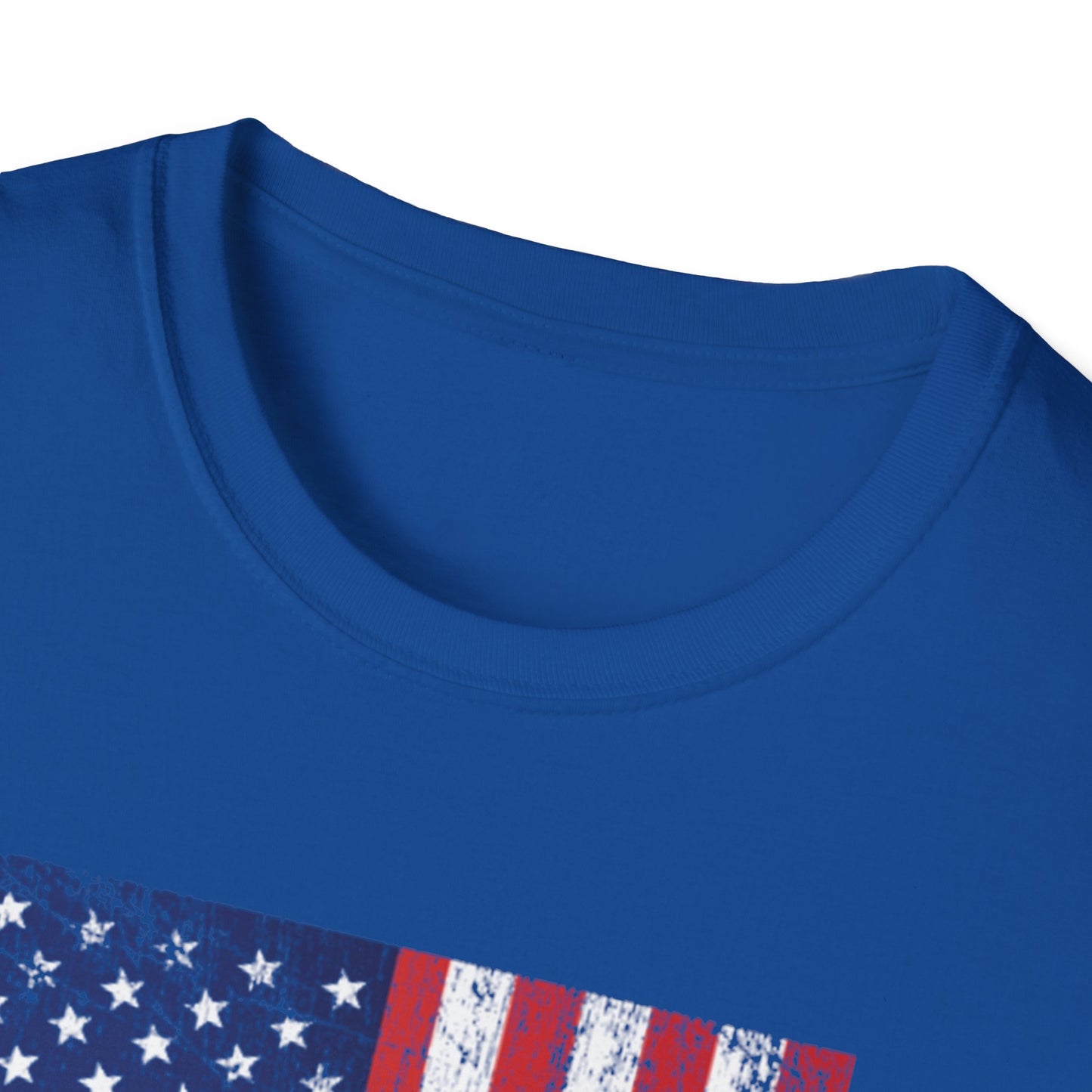 Women's Vibrant Pickleball T-shirt - Pickleball with American Flag