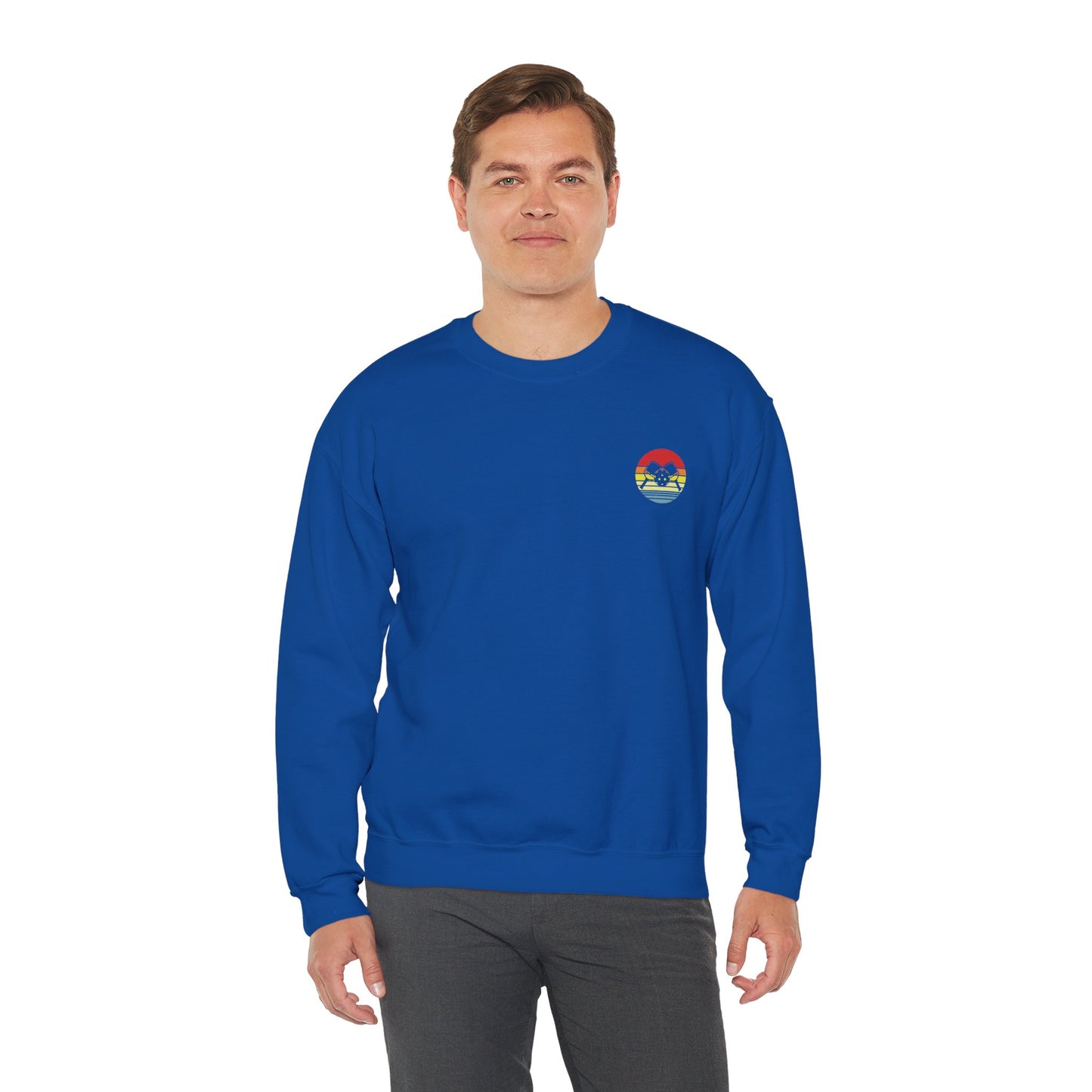 Men's Cool Pickleball Sweatshirt - Just a Guy Who Loves Pickleball