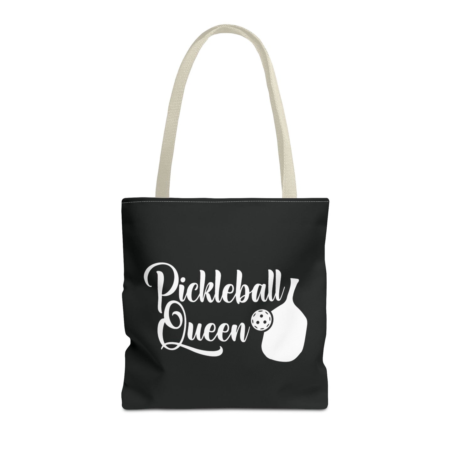 Funny Pickleball Tote Bag - Pickleball Queen Beige