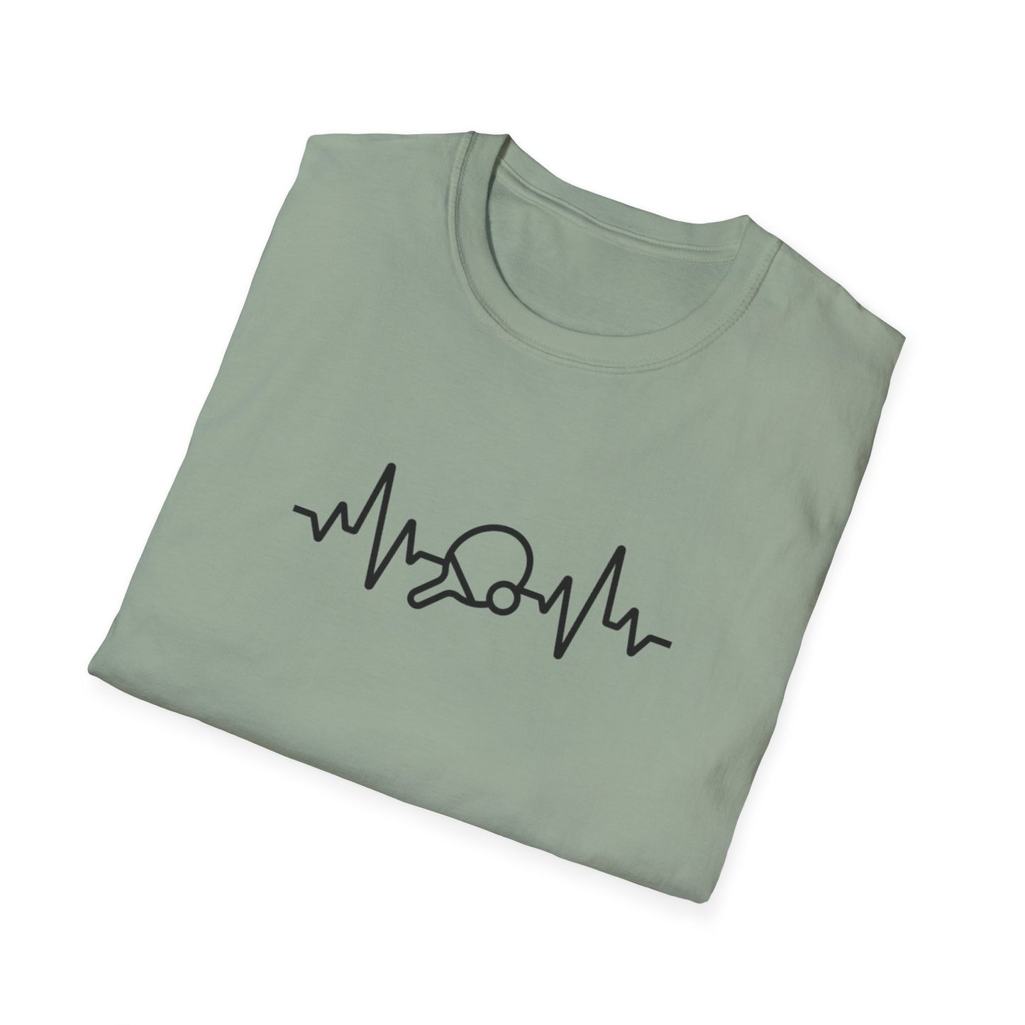 Men's Stylish Pickleball T-shirt - Pickleball Heartbeat