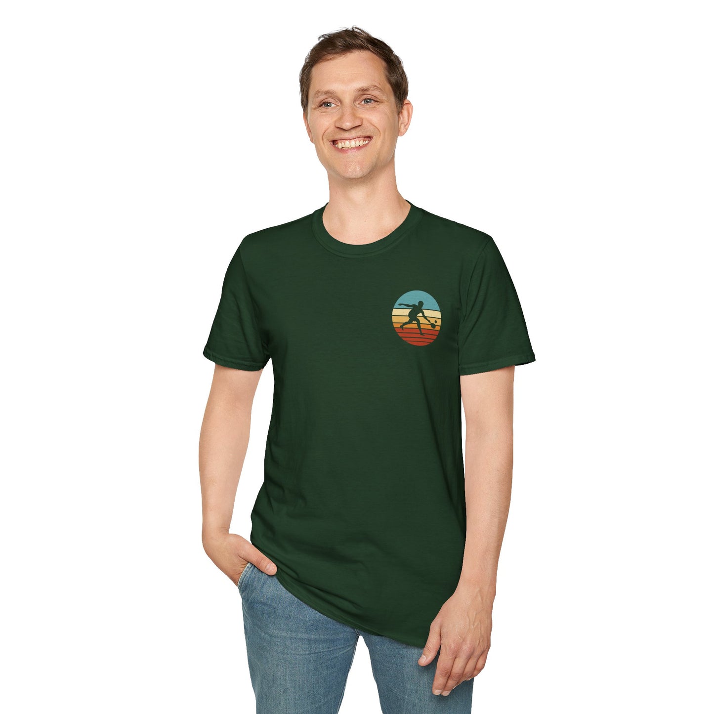 Men's Pickleball T-shirt - World's Okayest Pickleball Player Retro