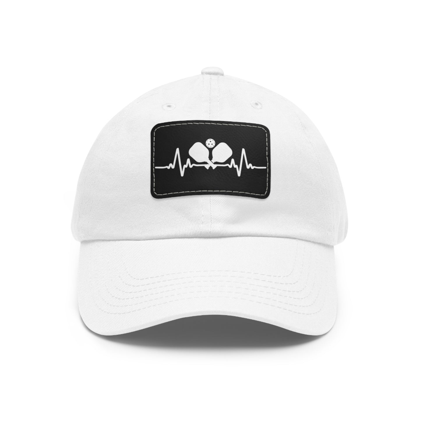 Pickleball Stylish Cap - Pickleball Pulse White