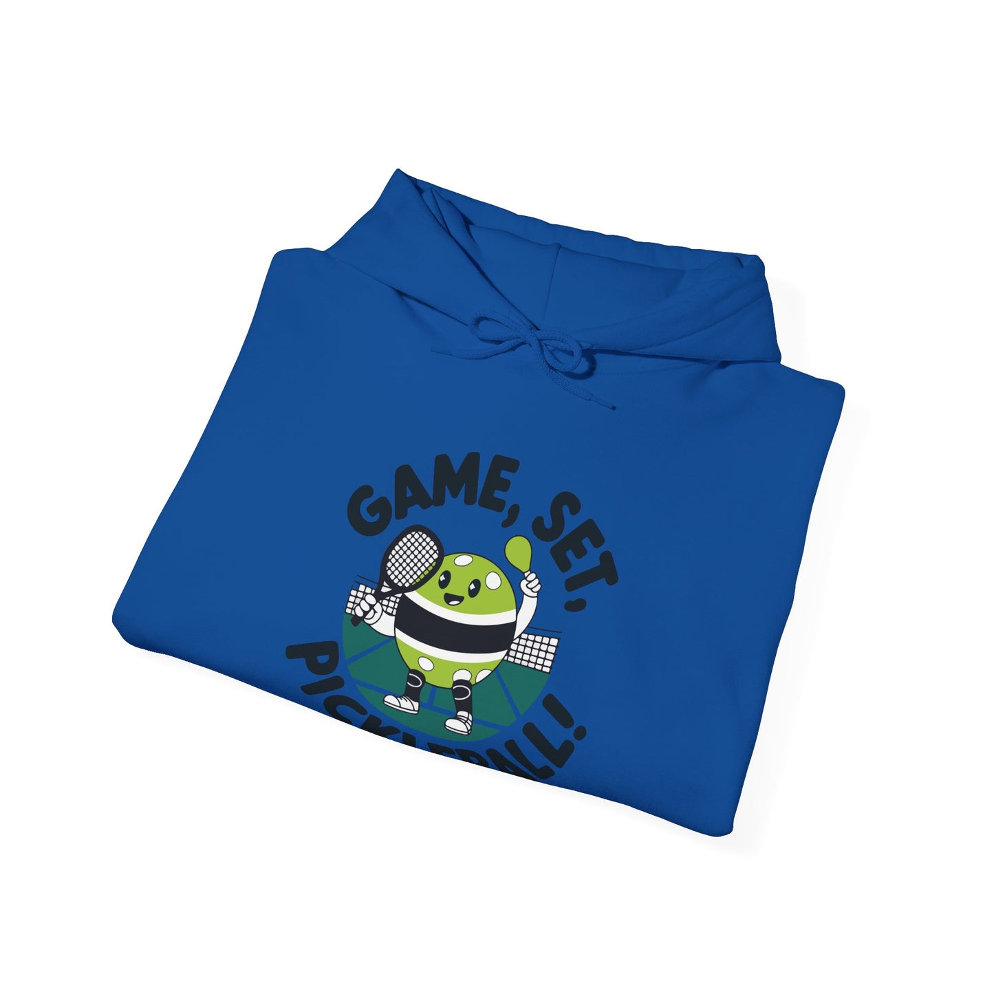 Men's Cute Pickleball Hoodie - Game, Set, Pickleball