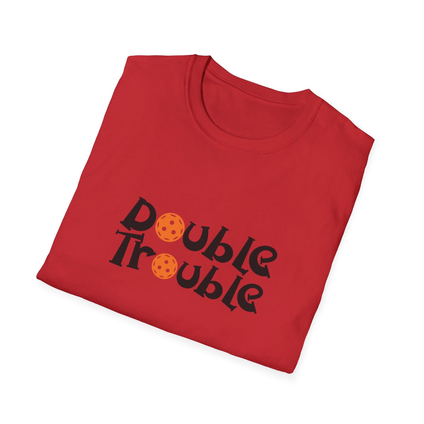 Women's Funny Pickleball T-shirt - Double Trouble