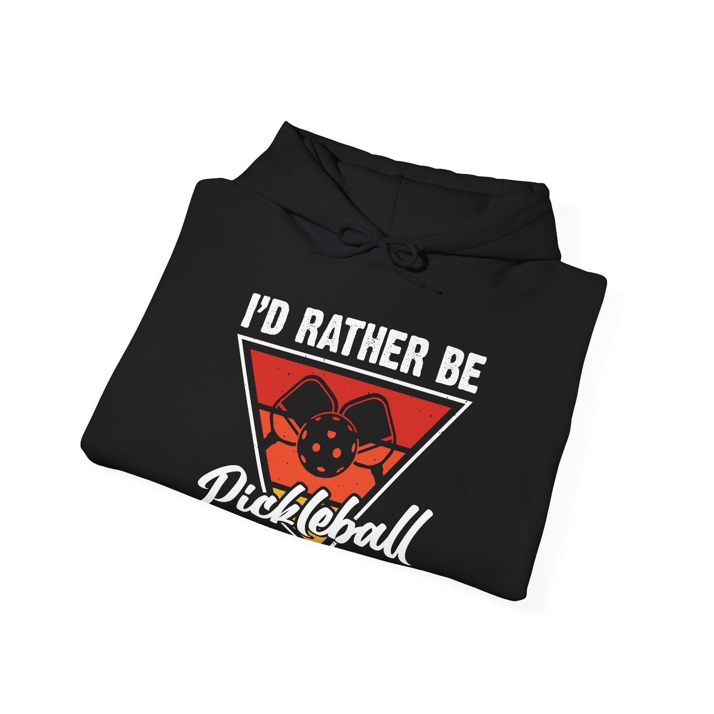 Men's Cool Pickleball Hoodie - I'd Rather Be Pickleball