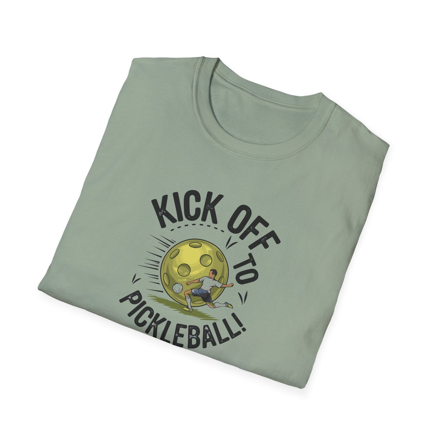 Men's Durable Pickleball T-shirt - Kick Off to Pickleball