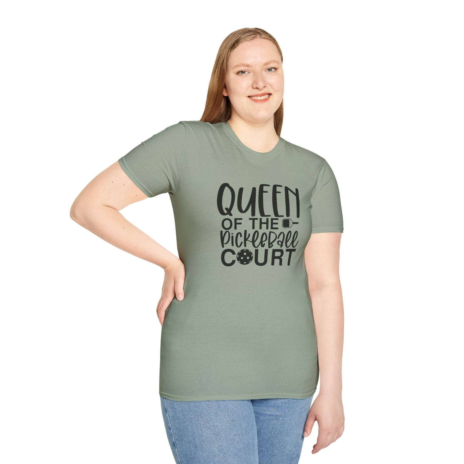 Women's Lightweight Pickleball T-shirt - Queen of the Pickleball Court