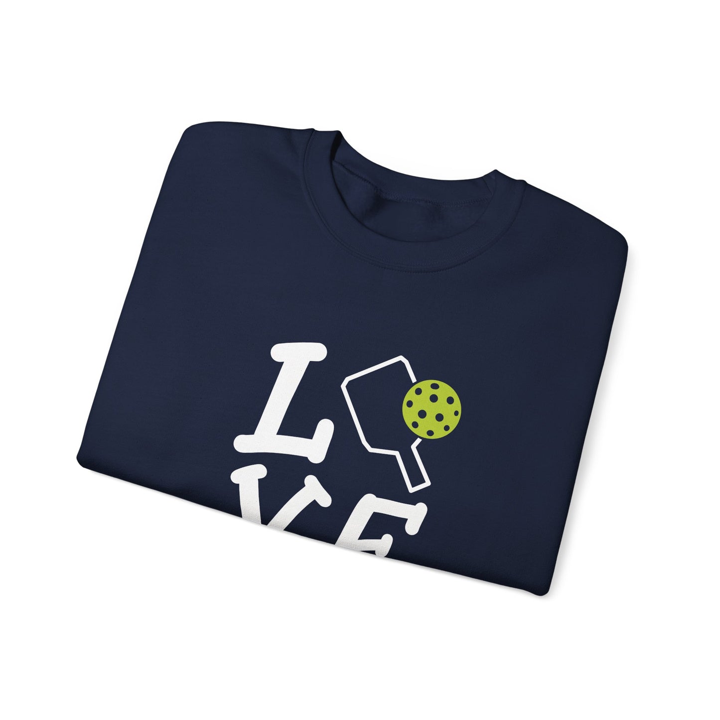 Women's Durable Pickleball Sweatshirt - Love Pickleball