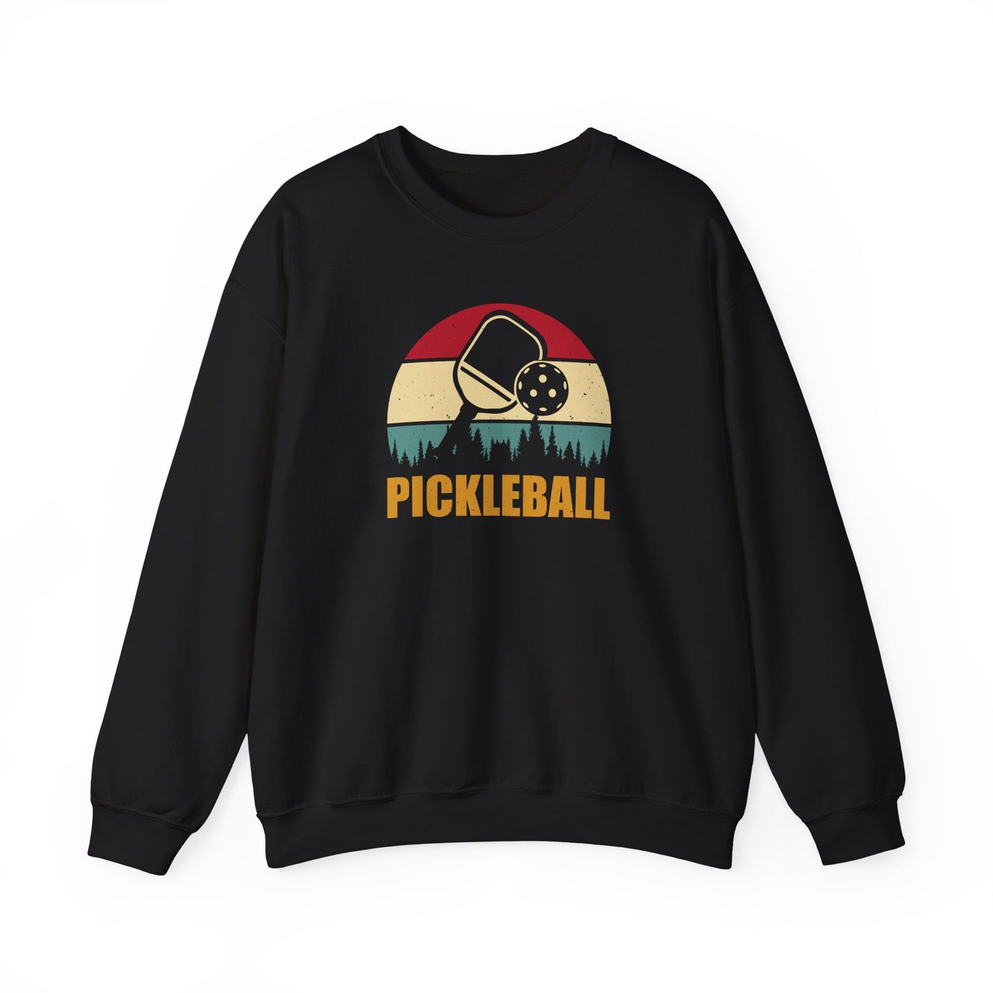 Men's Comfy Pickleball Sweatshirt - Pickleball Retro