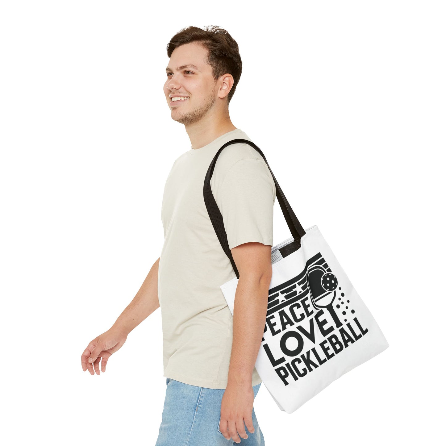Pickleball Bold Tote Bag - Peace Love Pickleball
